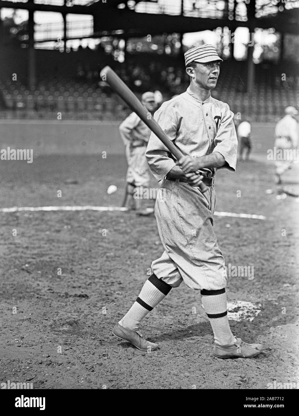 Vintage 1910s i giocatori di baseball - Frank "Home Run Baker, Philadelphia al ca. 1914 Foto Stock