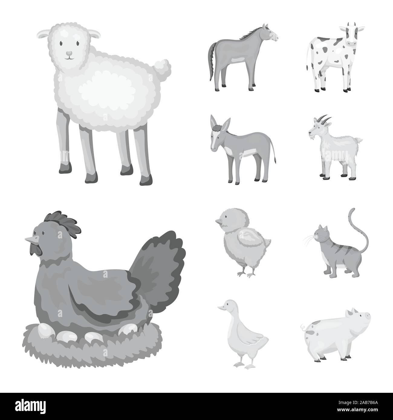 Illustrazione Vettoriale di homestead e agricoltura icona. Set di homestead e cucina stock illustrazione vettoriale. Illustrazione Vettoriale