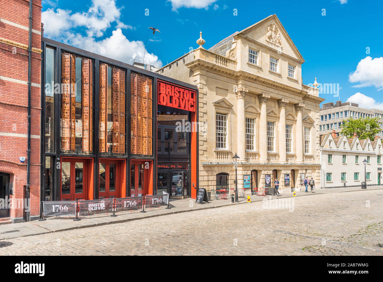 Bristol Old Vic, un teatro britannico società in base al Theatre Royal su King Street a Bristol, Avon, England, Regno Unito, Europa Foto Stock