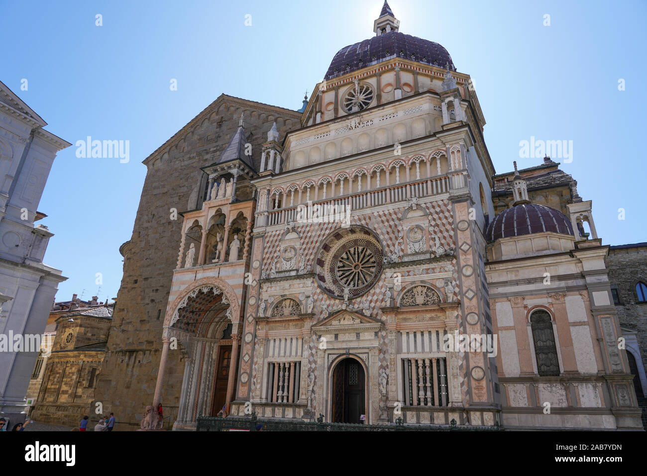La Cappella Colleoni, Bergamo, Lombardia, Italia, Europa Foto Stock