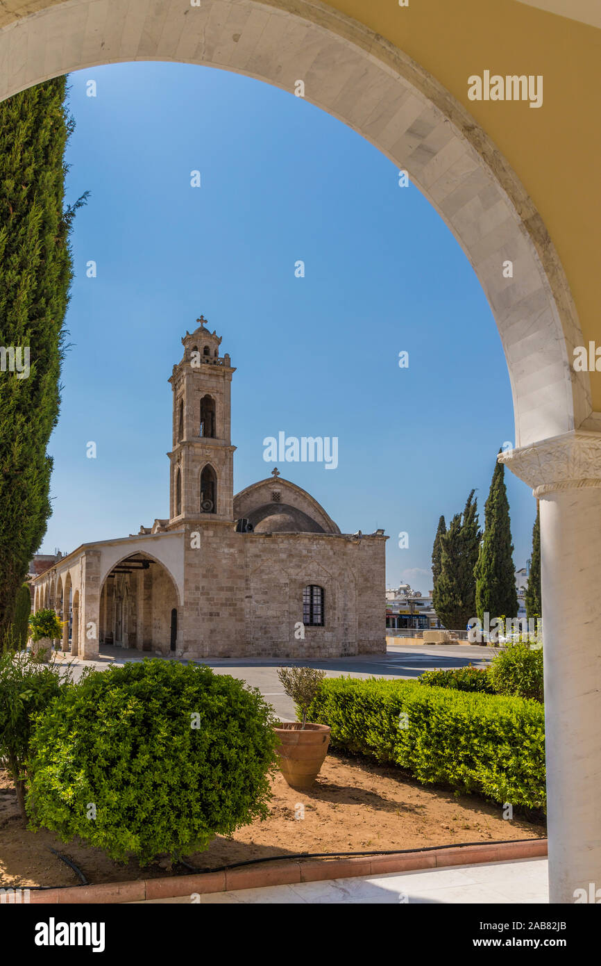 San Georges vecchia chiesa nella città di Paralimni, Cipro, Europa Foto Stock