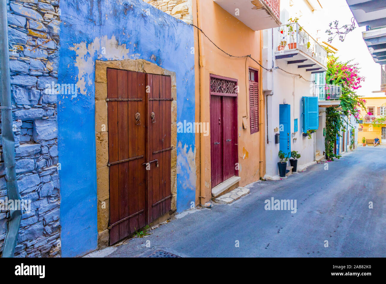 Il tradizionale villaggio di Lefkara, Cipro, Europa Foto Stock