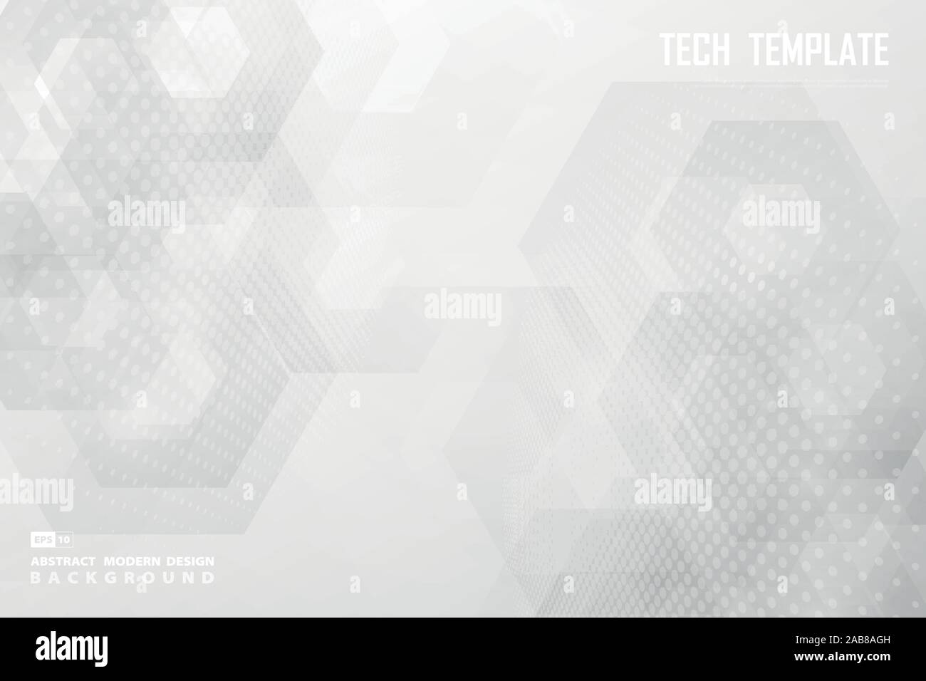 Abstract di puntini di semitonalità pattern tecnologia esagonale background di design. Utilizzare per creare poster, d'arte e progettazione del modello, annuncio. illustrazione eps vettoriali10 Illustrazione Vettoriale
