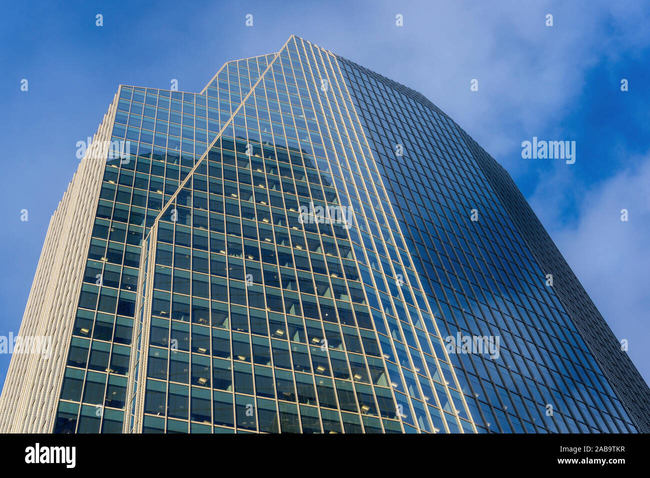 L'Ottava Avenue luogo Calgary Alberta Foto Stock