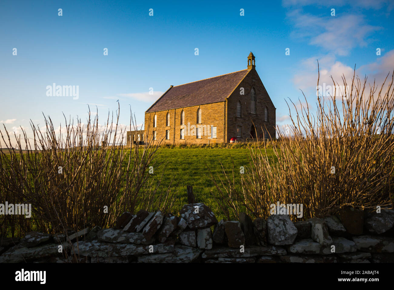 Twatt kirk, o la chiesa, Birsay parrocchia, Orkney, REGNO UNITO Foto Stock