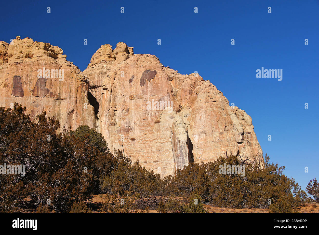 El Morro, gigantischer Felsen, monumento nazionale, Neu Messico, STATI UNITI D'AMERICA Foto Stock