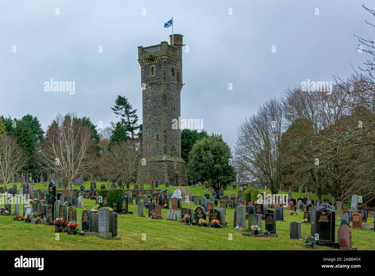Hector MacDonald Memorial, Dingwall, Ross shire, Scozia Foto Stock
