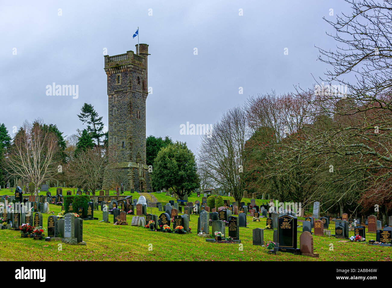 Hector MacDonald Memorial, Dingwall, Ross shire, Scozia Foto Stock
