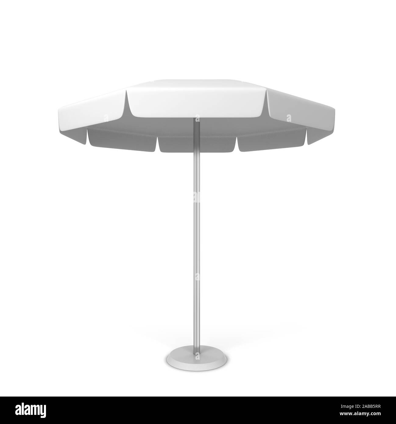 Giardino ombrello. 3d illustrazione isolati su sfondo bianco Foto Stock