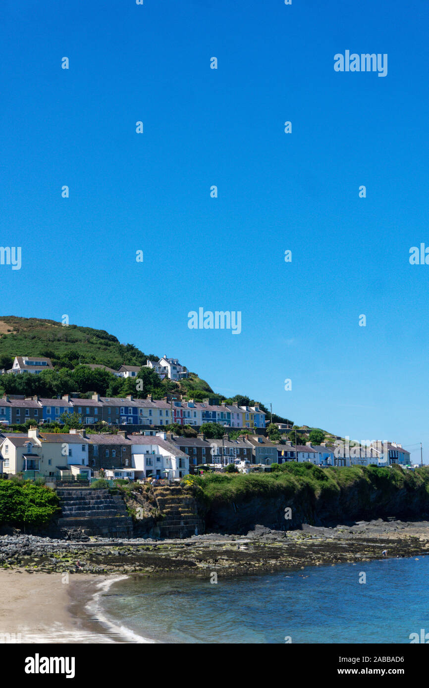 New Quay, Cardigan Bay, Ceredigion, Wales, Regno Unito Foto Stock