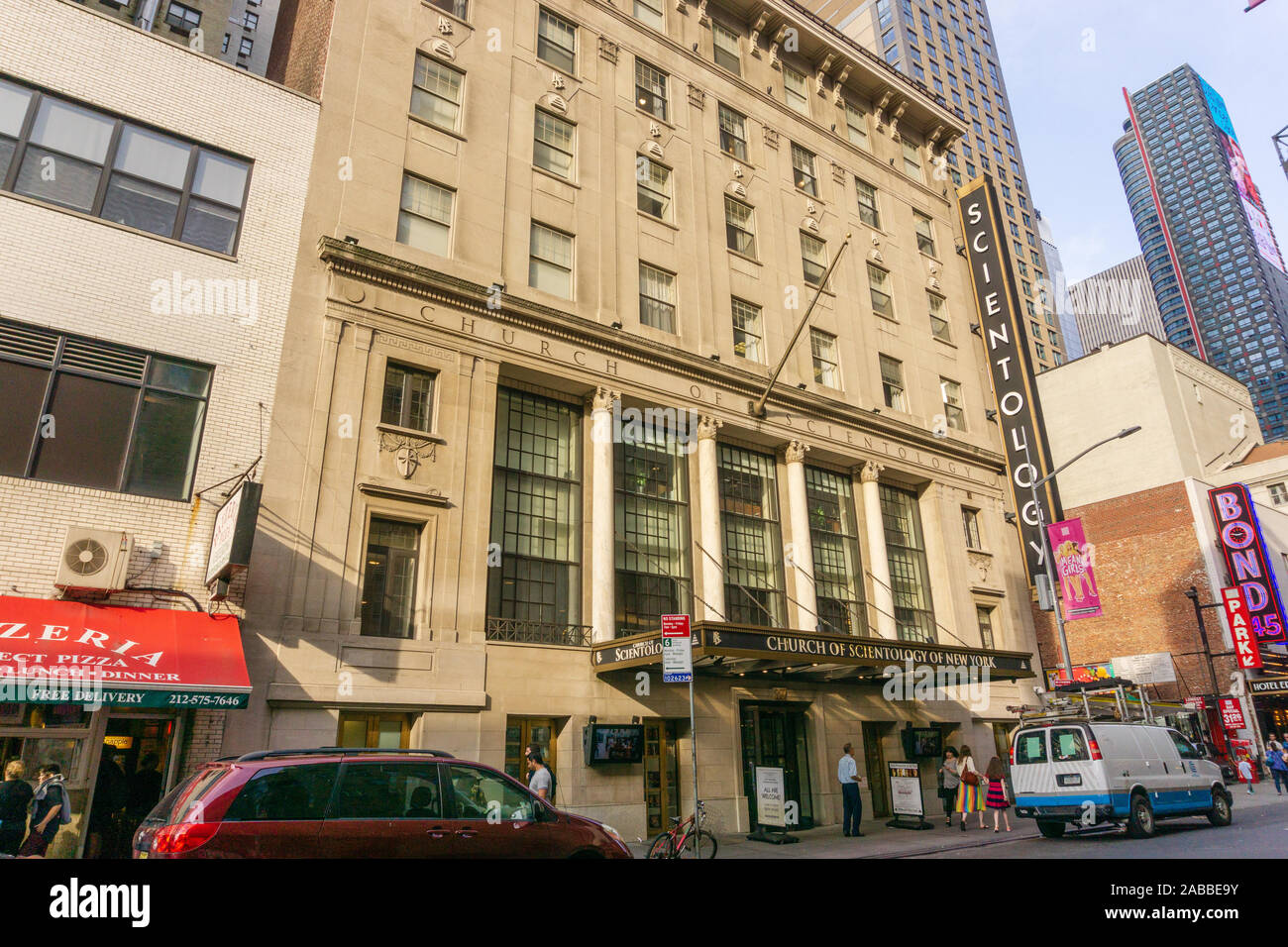 New York, Stati Uniti d'America - 20 agosto 2018: Chiesa di Scientology di New York in 227 W 46th St, New York, NY Foto Stock