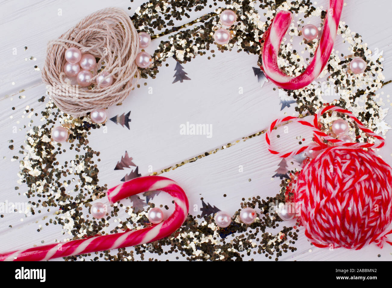 Natale e Capodanno concetto di vacanze. Foto Stock