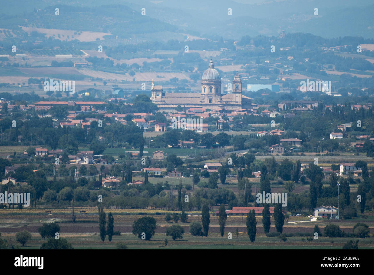 Basilica di Santa Maria degli Angeli (Basilica di Santa Maria degli Angeli in Assisi, Umbria, Italia. 19 agosto 2019 © Wojciech Strozyk / Alamy Stoc Foto Stock