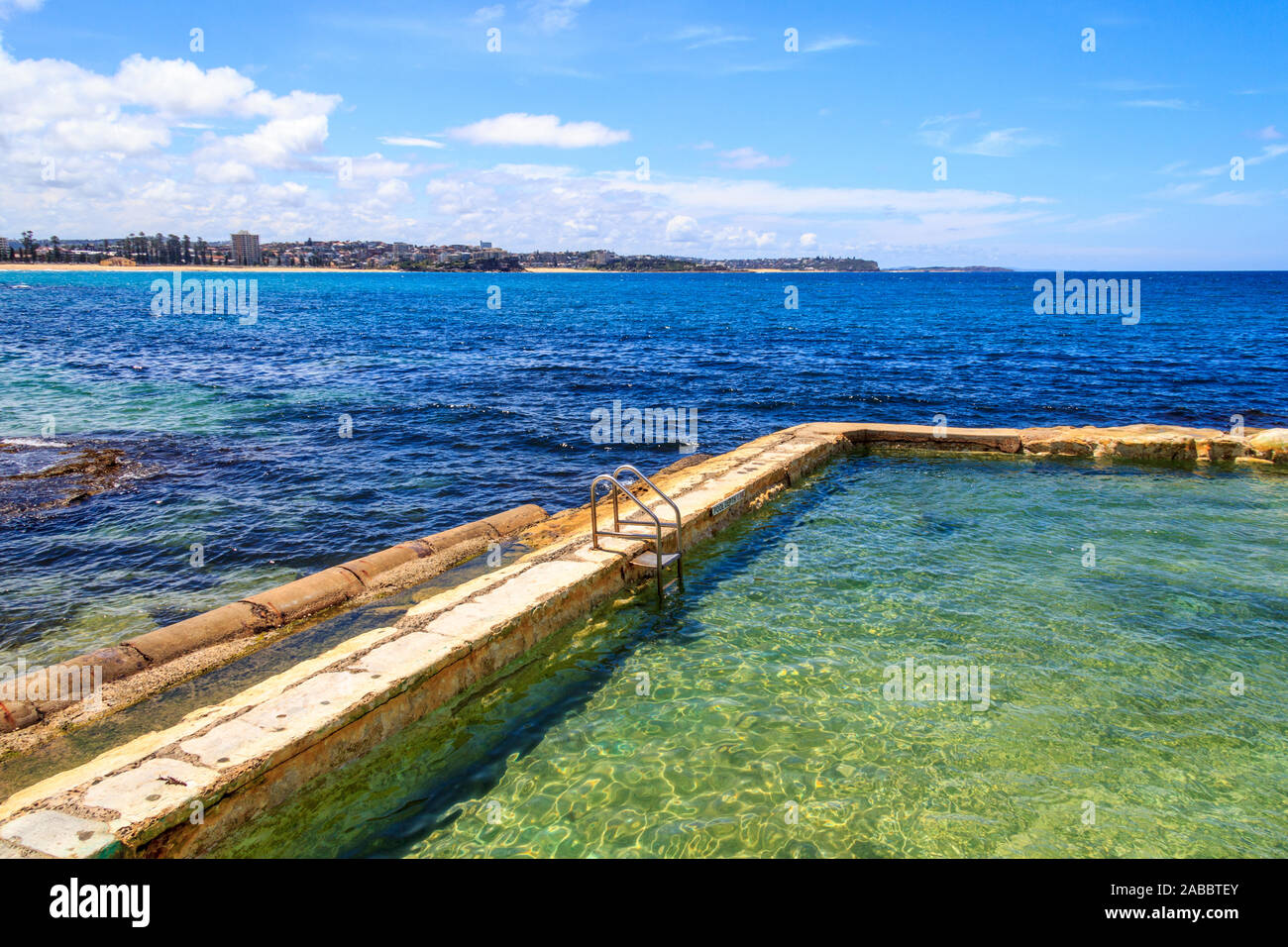 Manly piscina di acqua salata, Manly, Sydney, Australia Foto Stock