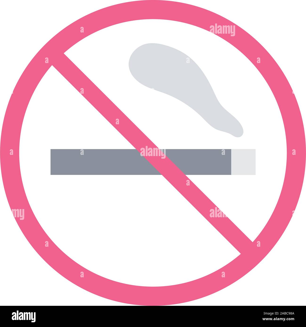 Icona Cigarrete design, il tabacco nicotina dipendenza da fumo salute cattiva abitudine tossico e farmaco illustrazione vettoriale Illustrazione Vettoriale