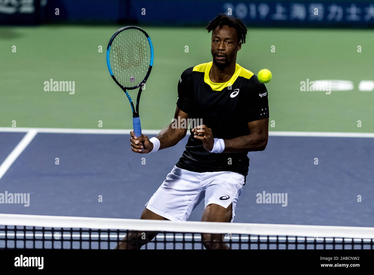 Professionista francese i giocatori di tennis Adrian Mannarino e Gael  Monfils competere contro il croato giocatore di tennis professionista Mate  Pavic e il Brasiliano prof Foto stock - Alamy