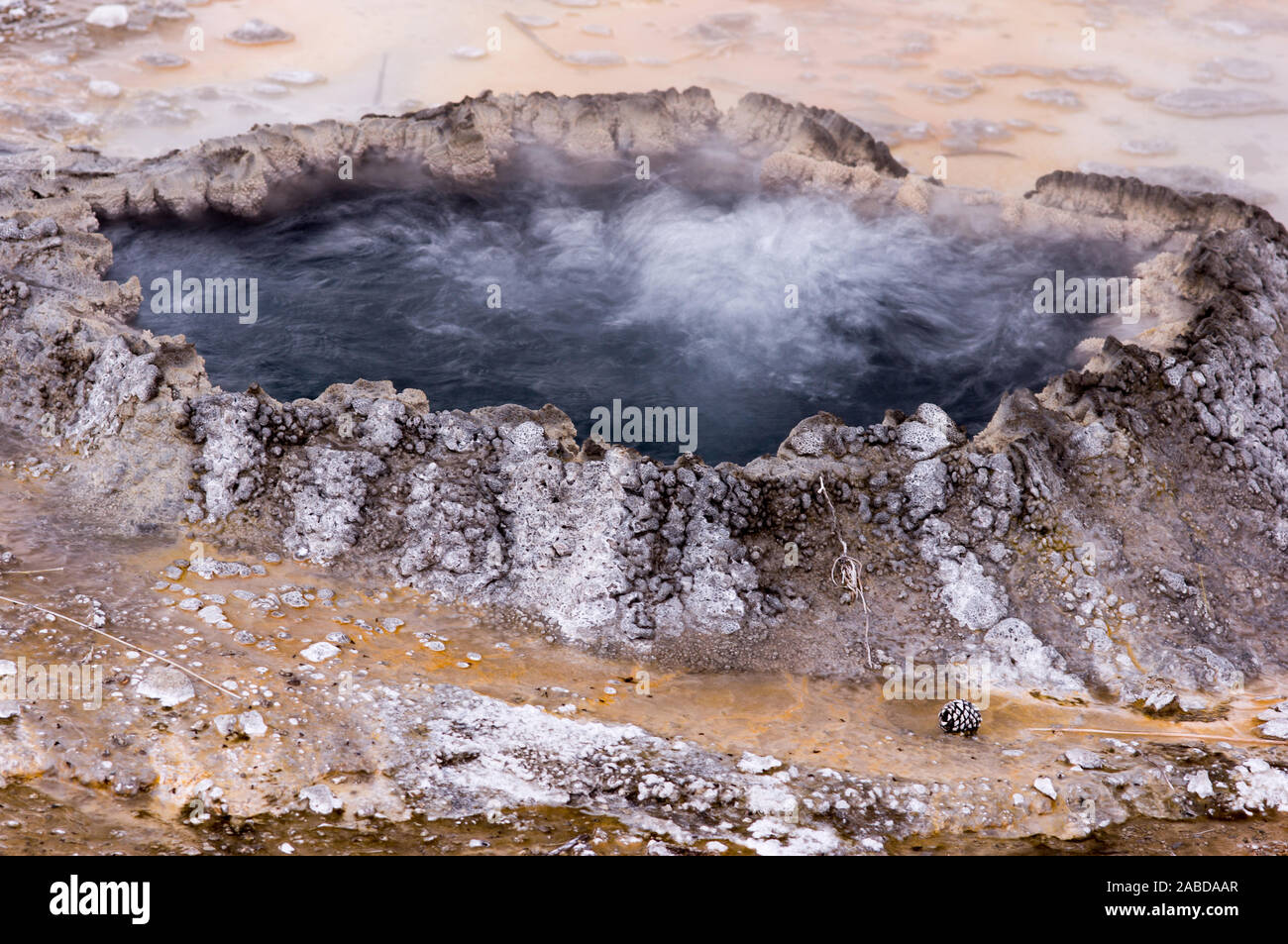 Landschaft im Nationalpark Yellowstone Foto Stock