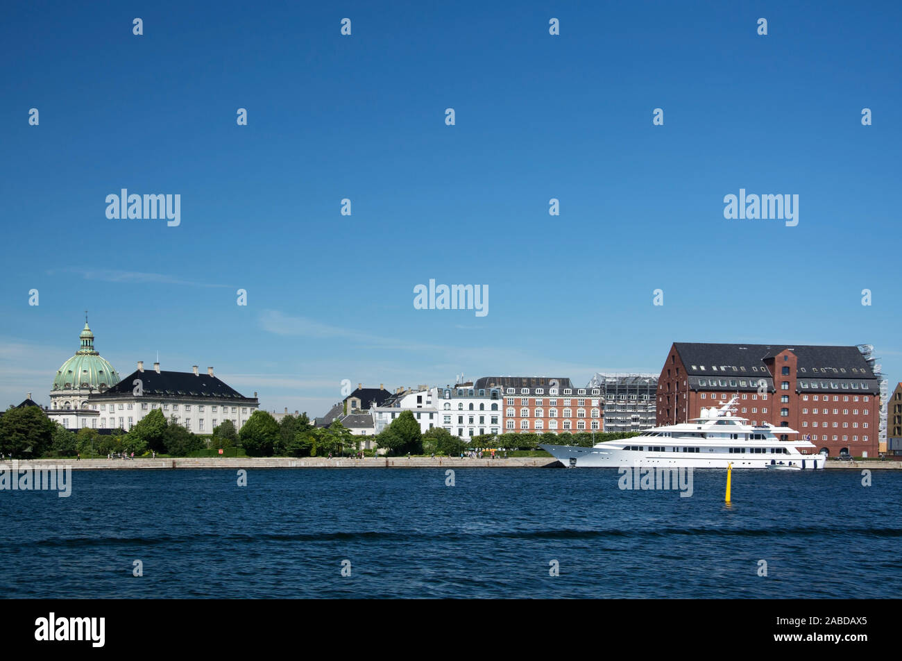 Kopenhagen ist die Hauptstadt Dänemarks und das kulturelle und wirtschaftliche Zentrum des Landes. Foto Stock