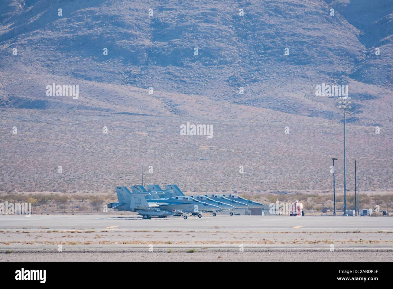 Las Vegas, NOV 17: USAF Air show alla Nellis Air Force Base il Nov 17, 2019 a Las Vegas, Nevada Foto Stock
