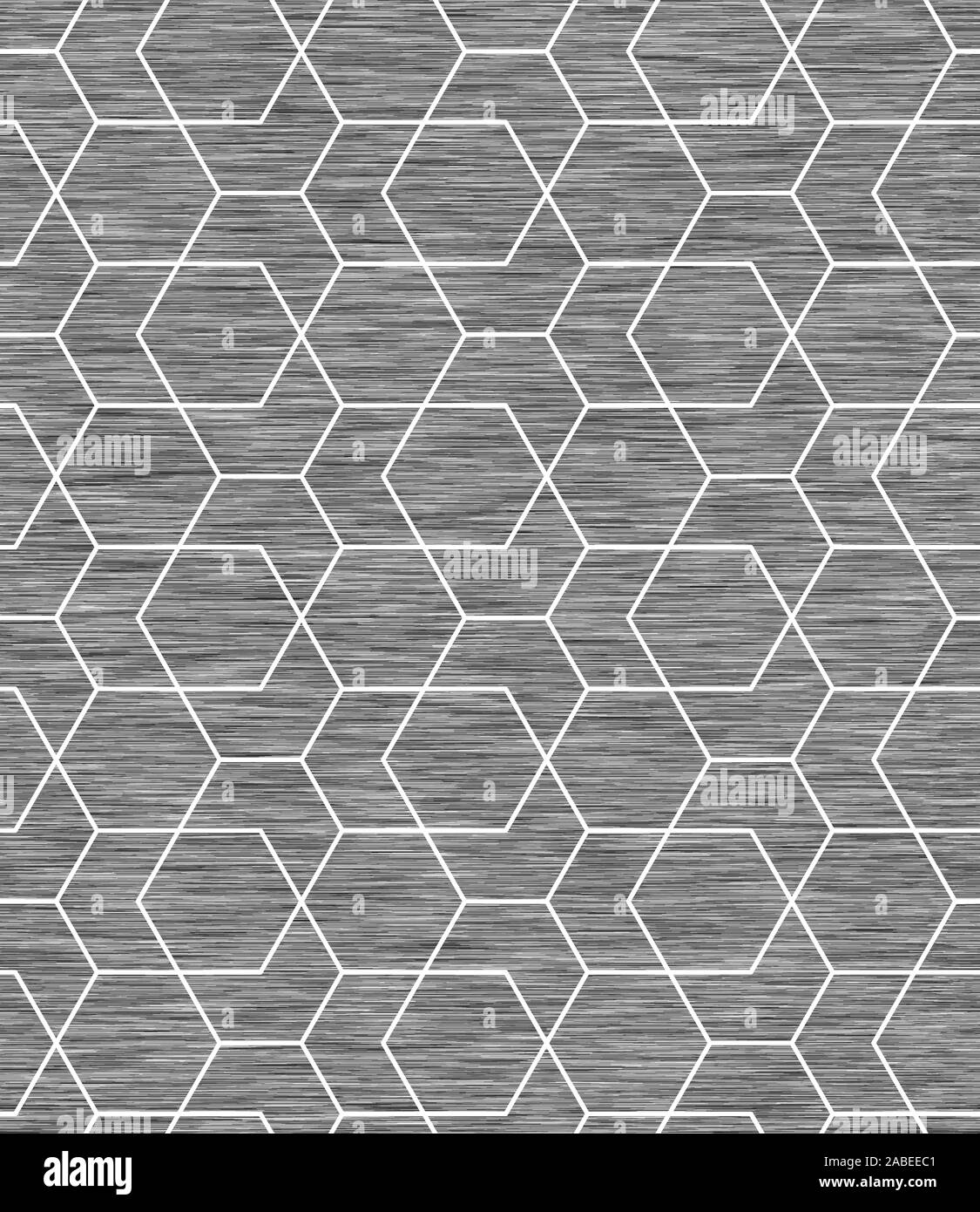 Geometrica di Linea Grigio marna Heather Pattern senza giunture Illustrazione Vettoriale