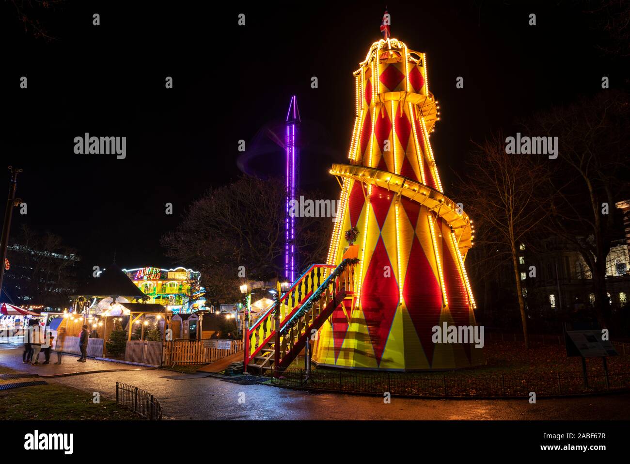 La lettura di Fiera di Natale 2019 Foto Stock