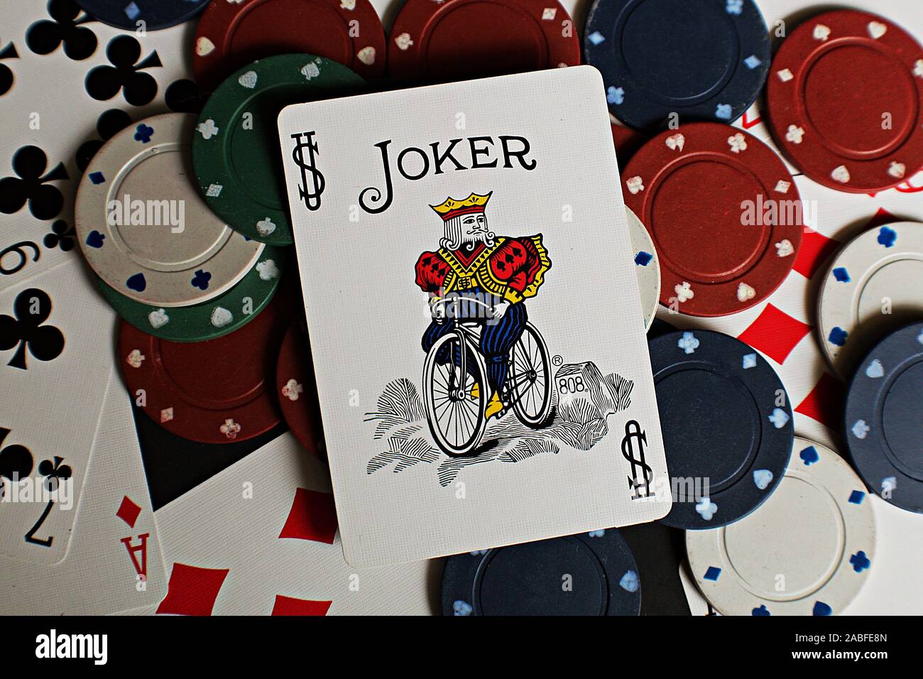 Set Poker Game Night Foto Stock
