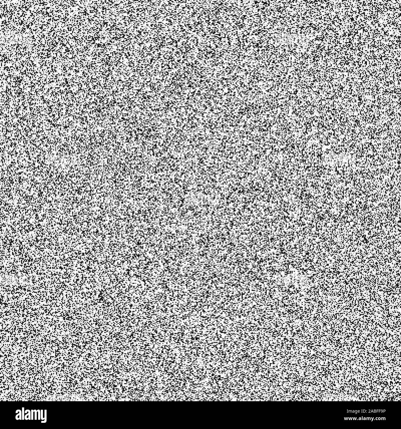 Rumore di statica cattivo segnale sullo schermo tv modello senza giunture Illustrazione Vettoriale