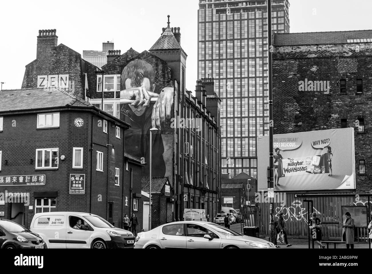 Murale Zen Foto Stock