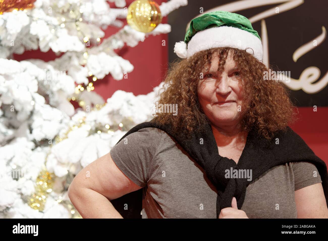 Parigi, Francia. 20 novembre 2019. Valerie Mairesse partecipa al lancio del "Peres Noel Verts" di Secours Populaire Francais a Parigi, in Francia Foto Stock