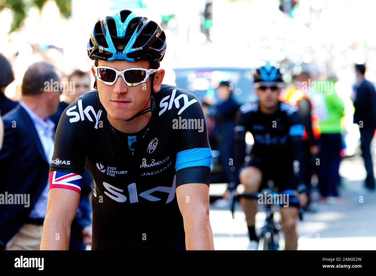 Geraint Thomas, 2014 Tour de France Foto Stock