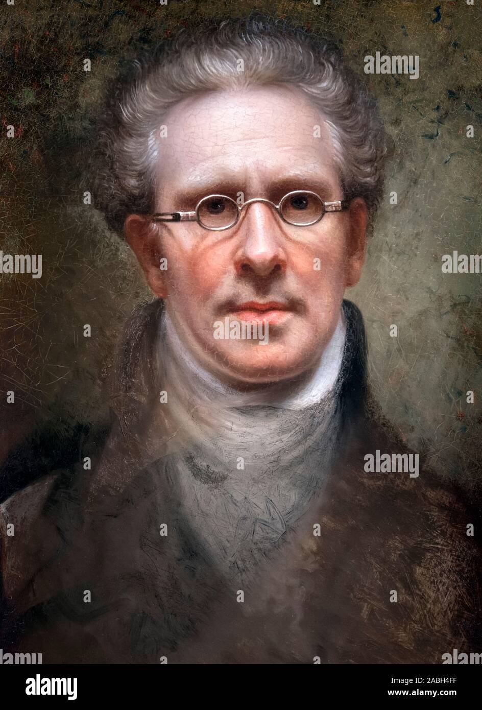 Ritratto di auto, Rembrandt Peale (1778-1860), olio su tela, 1828 Foto Stock