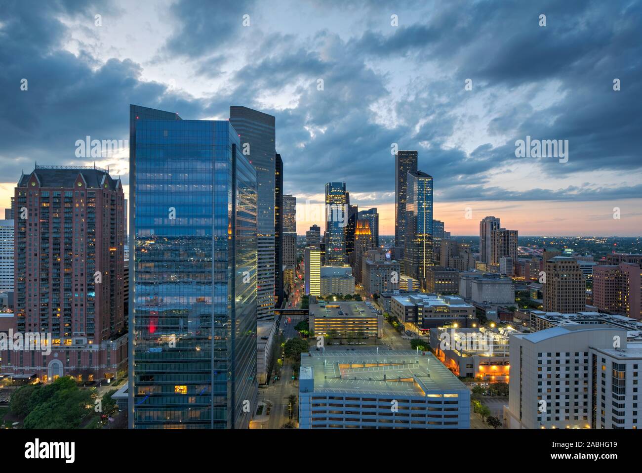 Houston, Texas skyline Foto Stock