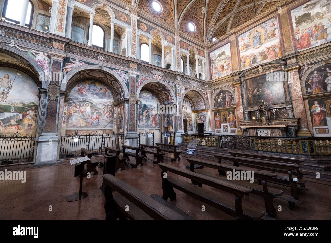 Italia Milano: Chiesa di San Maurizio al Monastero Maggiore Foto Stock