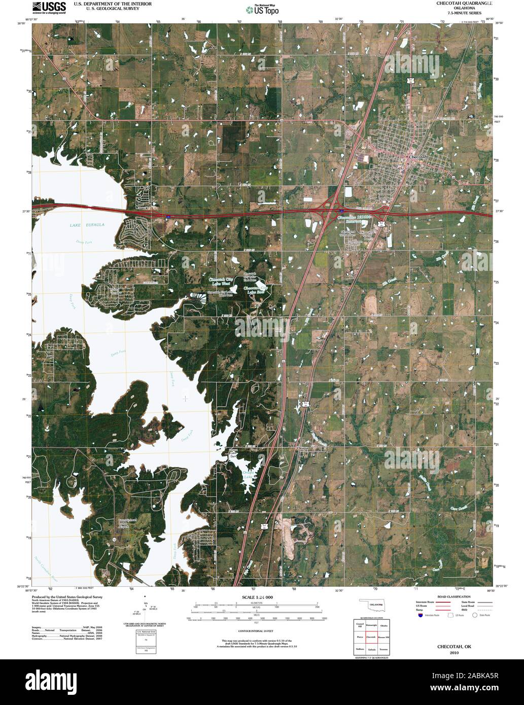 Mappa di checotah immagini e fotografie stock ad alta risoluzione Alamy