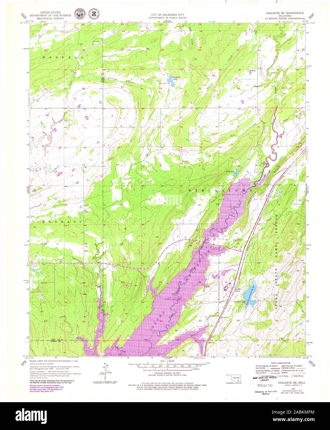 Mappa di coalgate oklahoma immagini e fotografie stock ad alta risoluzione Alamy