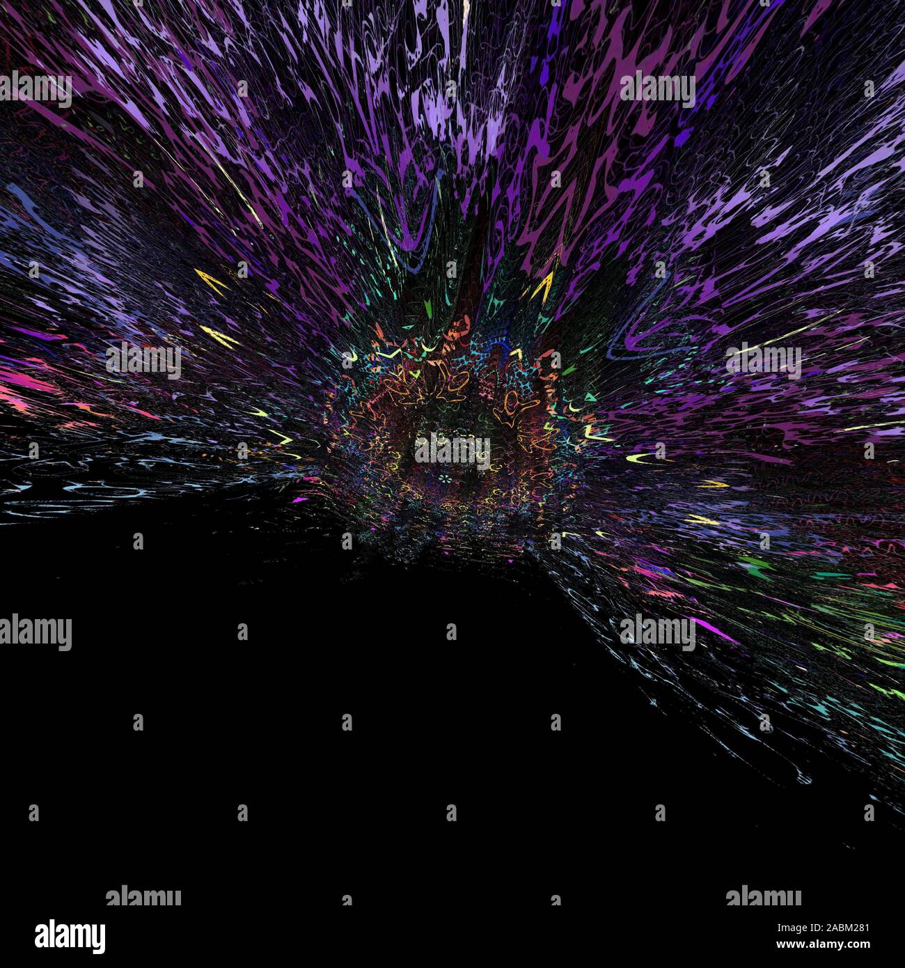 Coloratissimi sfondi LSD Foto Stock