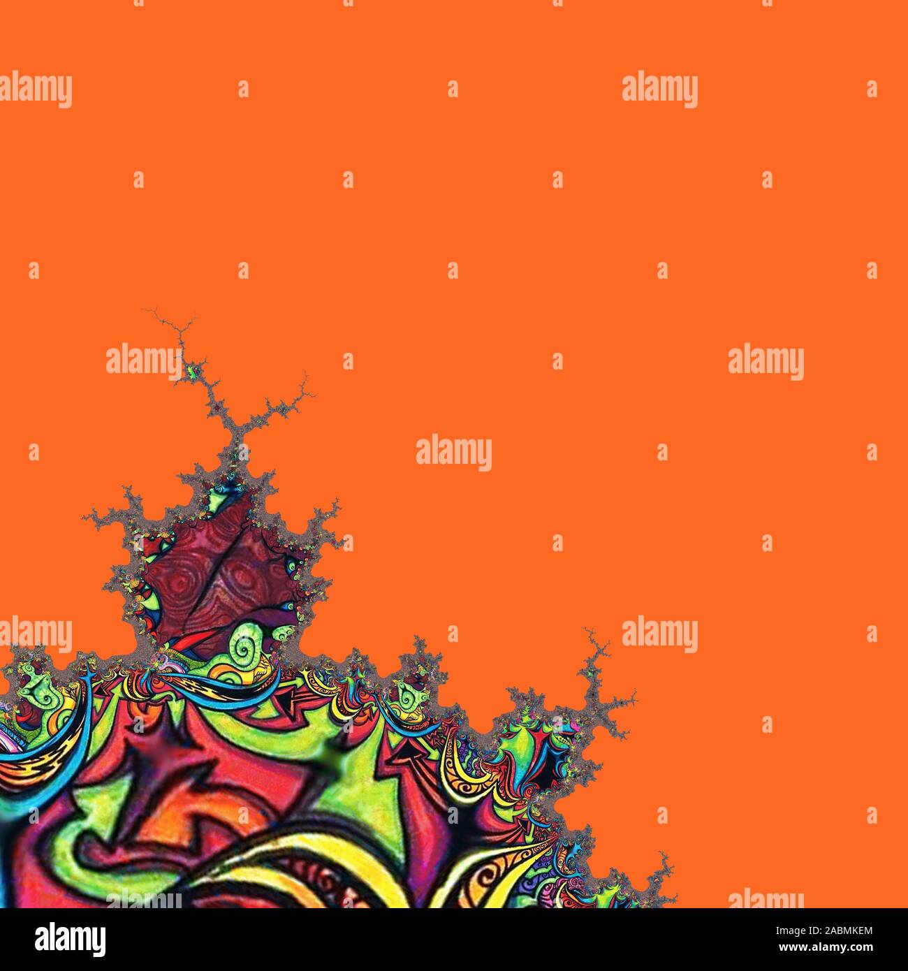 Coloratissimi sfondi LSD Foto Stock