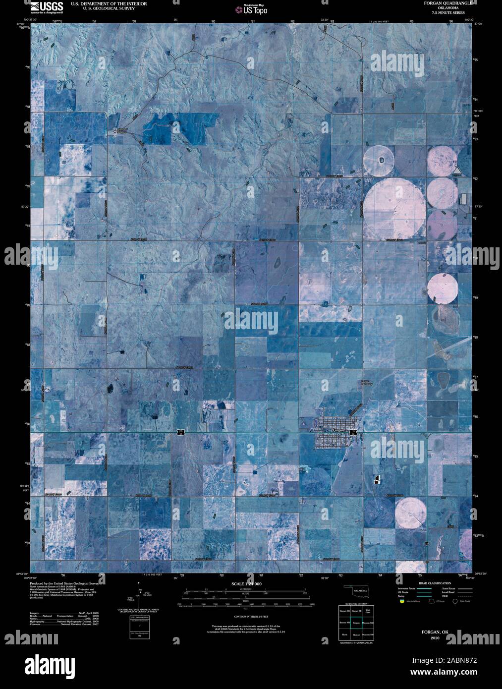 Mappa di oklahoma immagini e fotografie stock ad alta