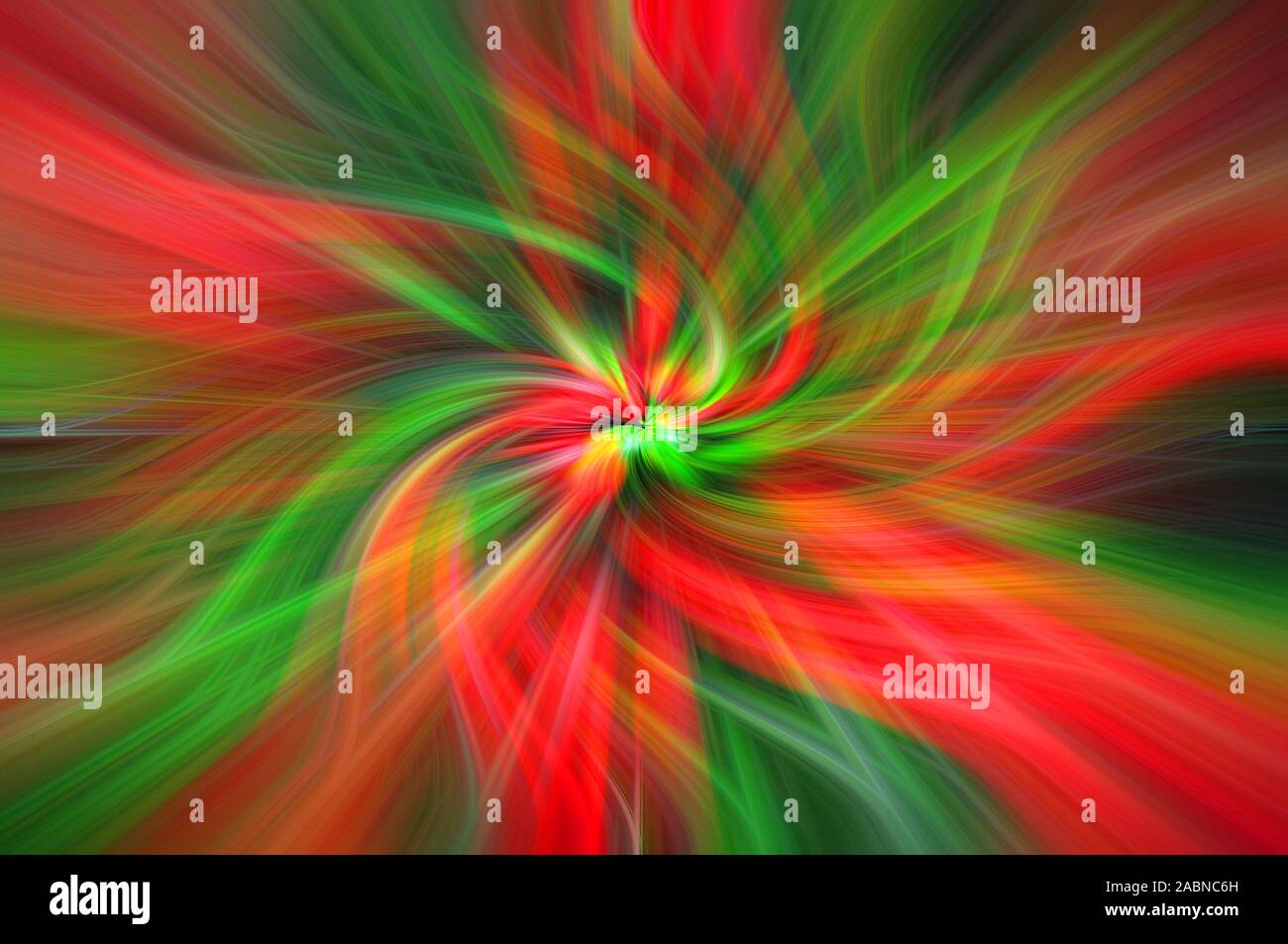 Luminose colorate linee ritorto con effetto fibra, fantasy sfondo astratto Foto Stock