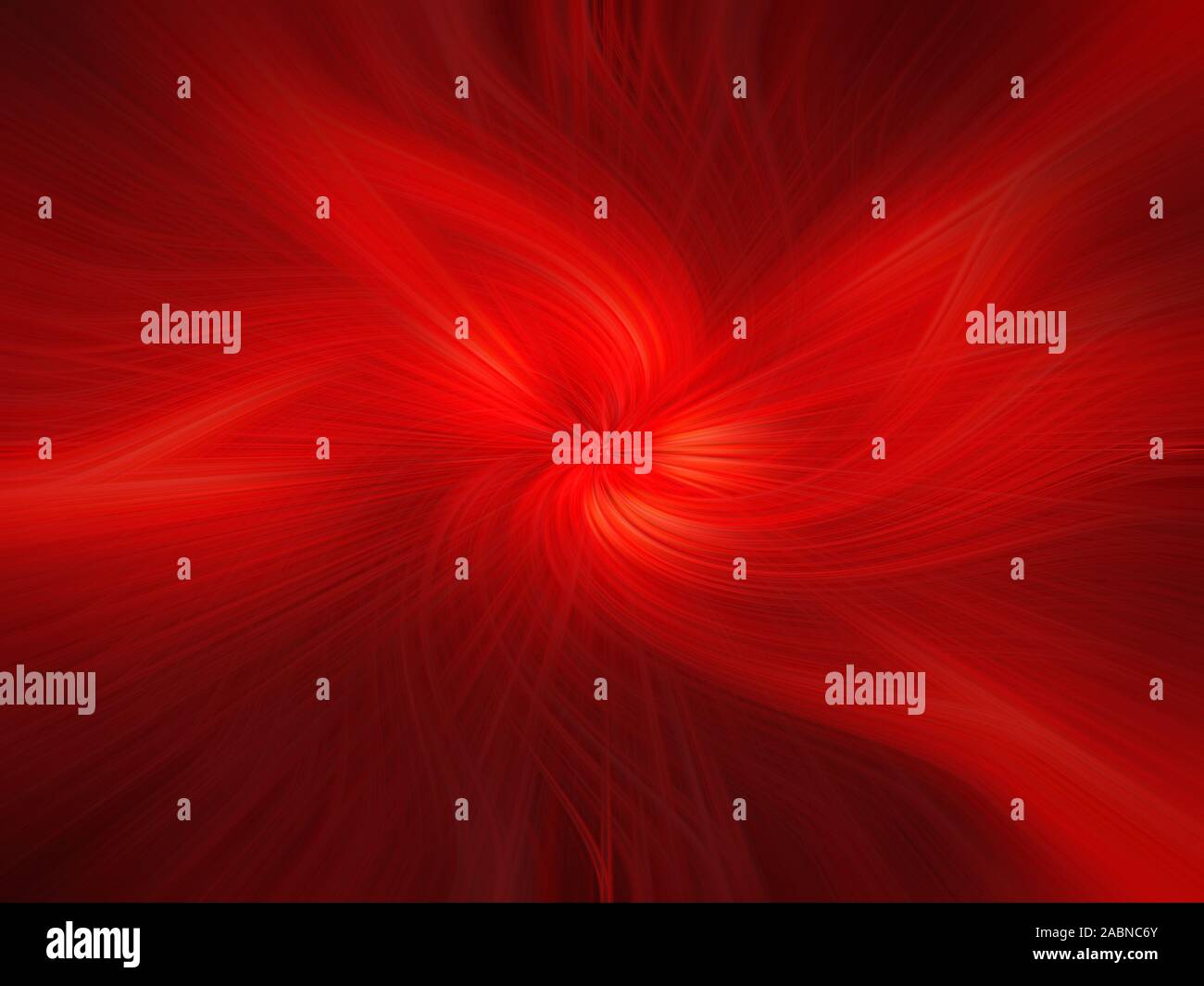 Configurazione astratta di colore rosso imperniate e linee curve con fibre effetto. Sfondo Fantasy Foto Stock