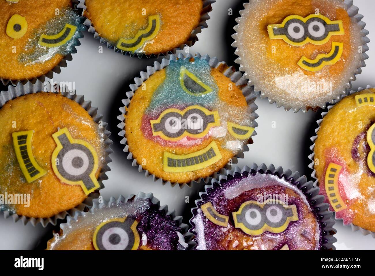 Serventi a tema Coppa fatti in casa Torte Foto Stock