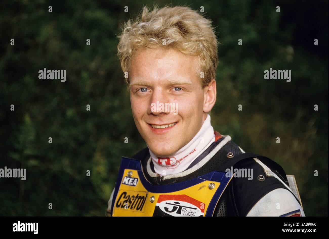 TONY RICKARDSSON Swedish speedway rider e più volte campione Foto Stock