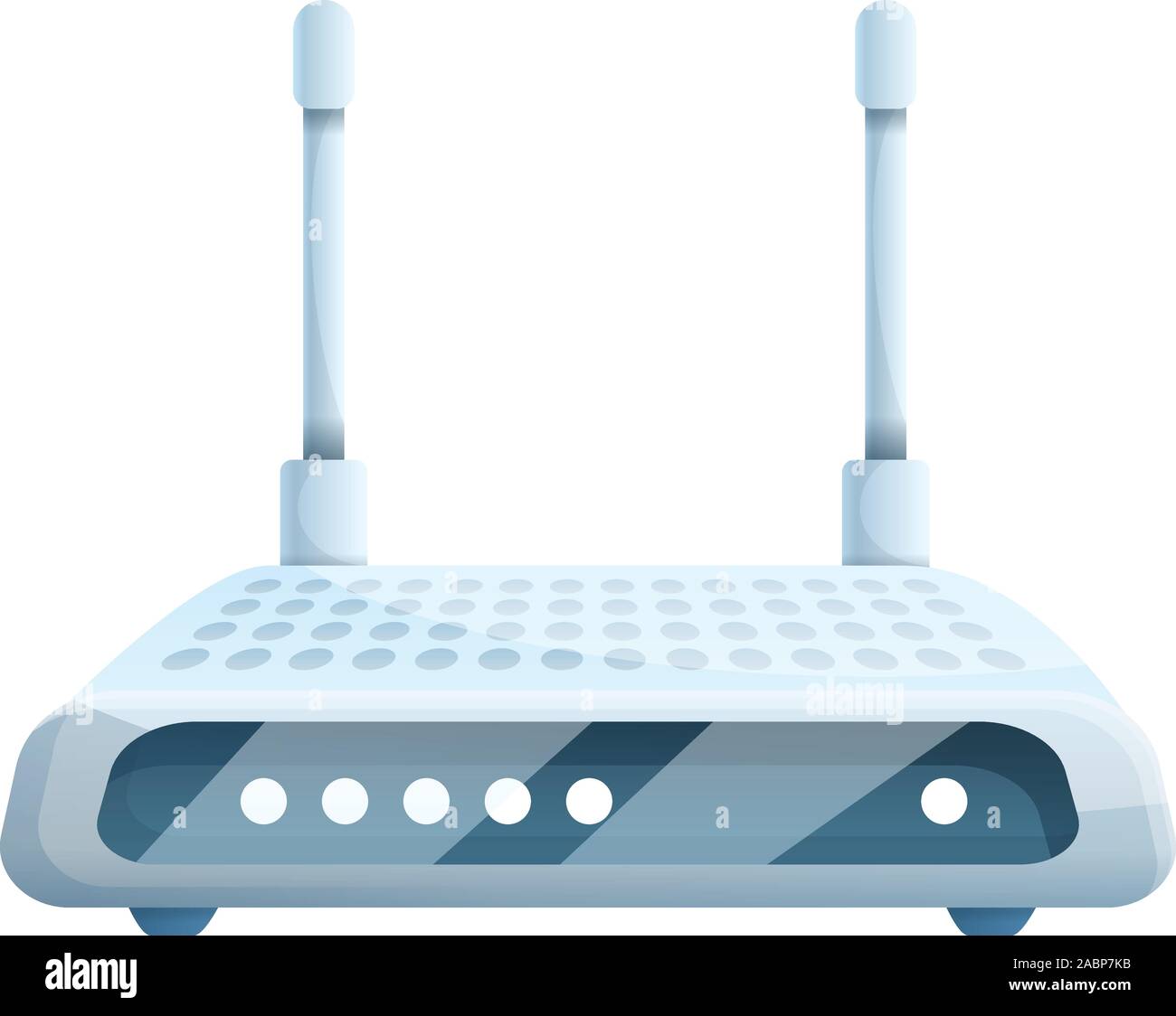 Collegamento icona del router. Cartoon di connessione router icona vettoriali per il web design isolato su sfondo bianco Illustrazione Vettoriale