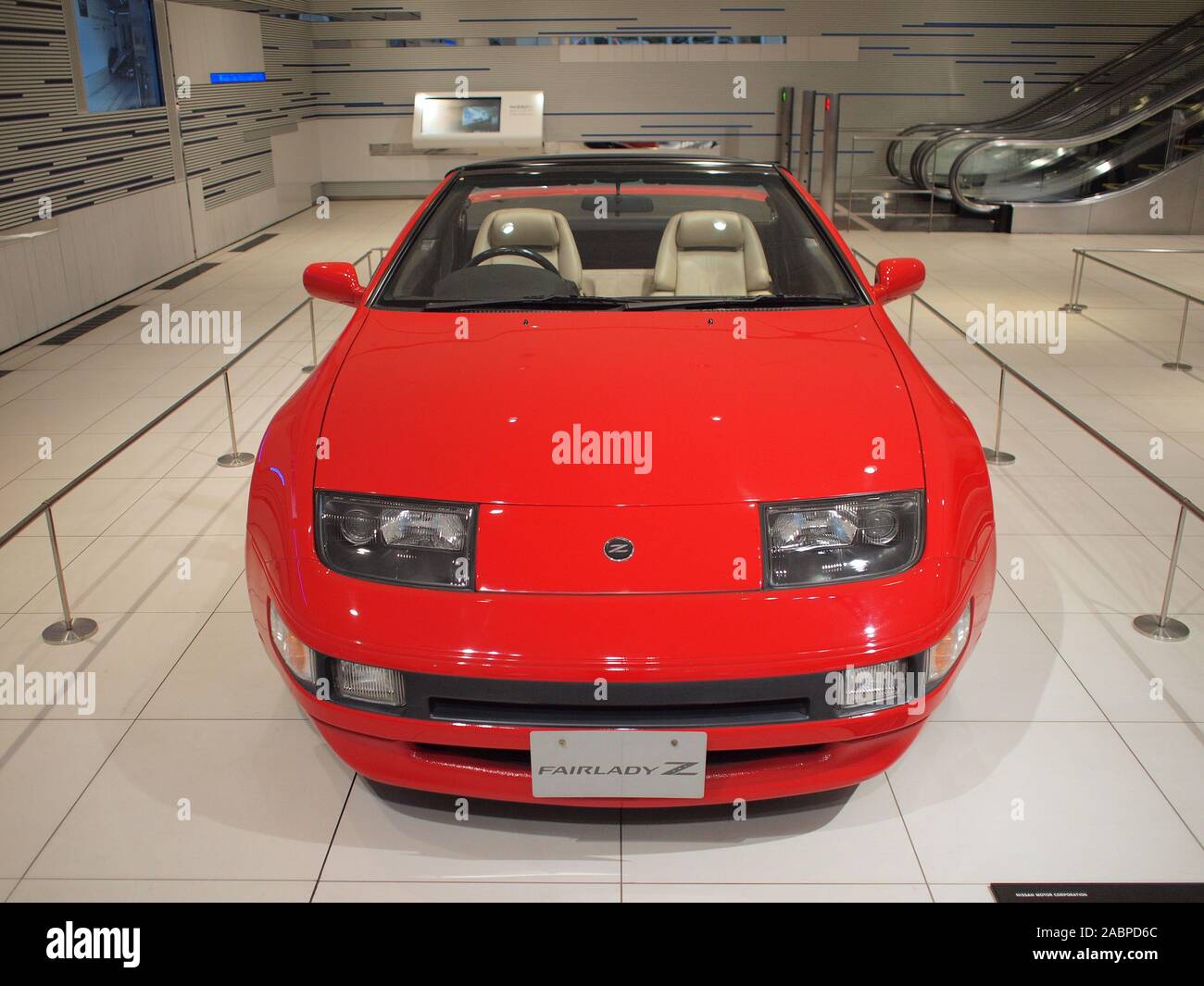 YOKOHAMA, Giappone - Febbraio 20th, 2019: 1992 Nissan Fairlady Z Cabrio, visualizzato per la Nissan sede centrale globale Gallery. Foto Stock
