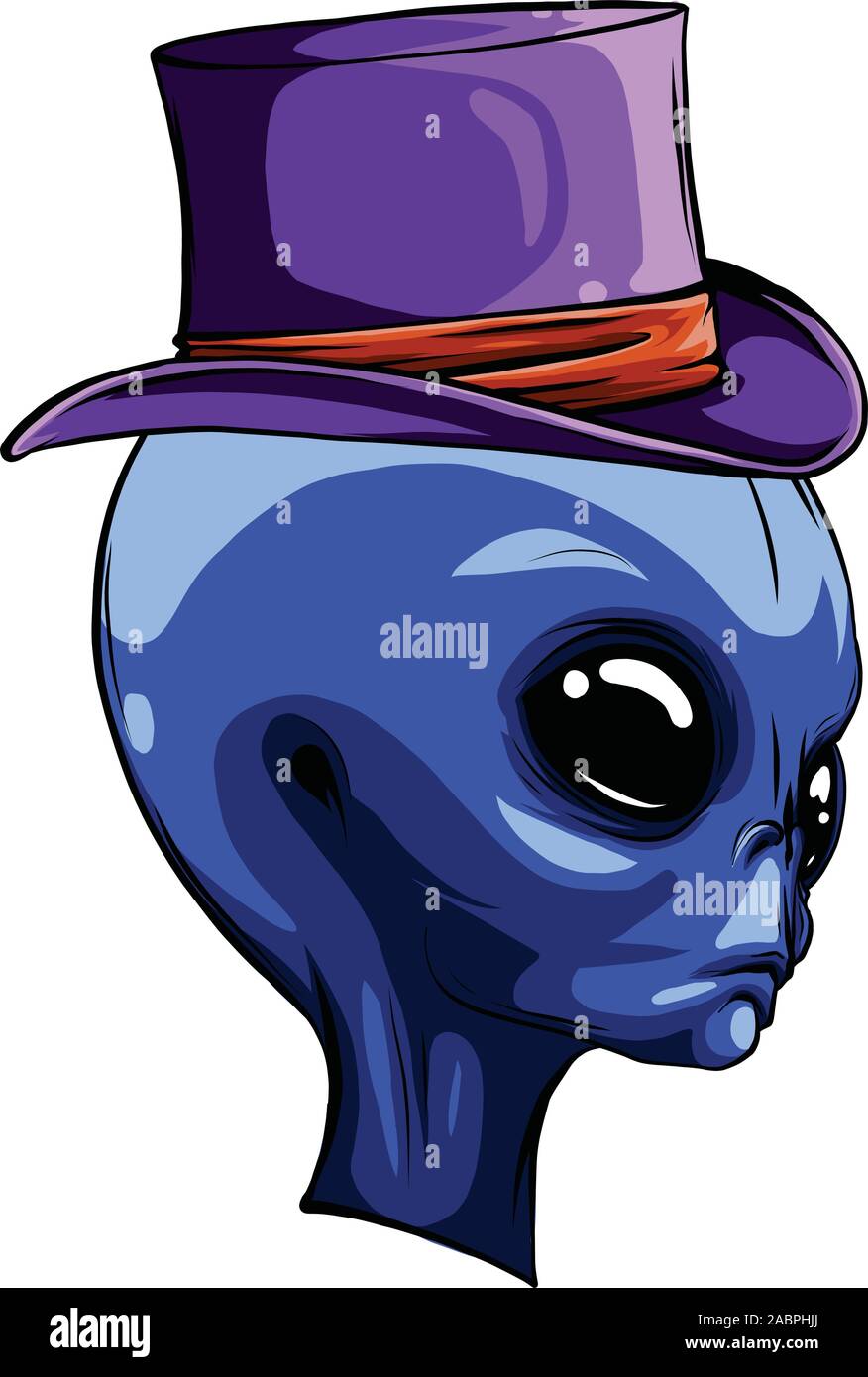 Grigio alien, Monster, Halloween, Cartoon, illustrazione vettoriale, Grigio, Extraterrestrial Illustrazione Vettoriale