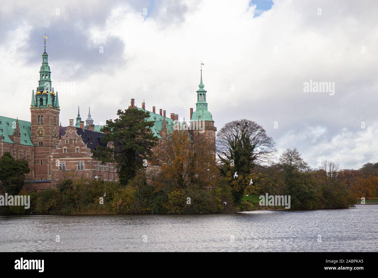 Frederiksberg palace in Hilleroed, a nord di Copenhagen Foto Stock