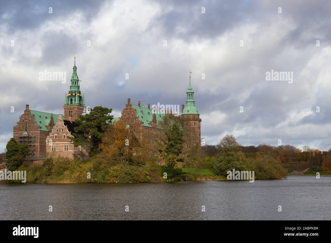 Frederiksberg palace in Hilleroed, a nord di Copenhagen Foto Stock