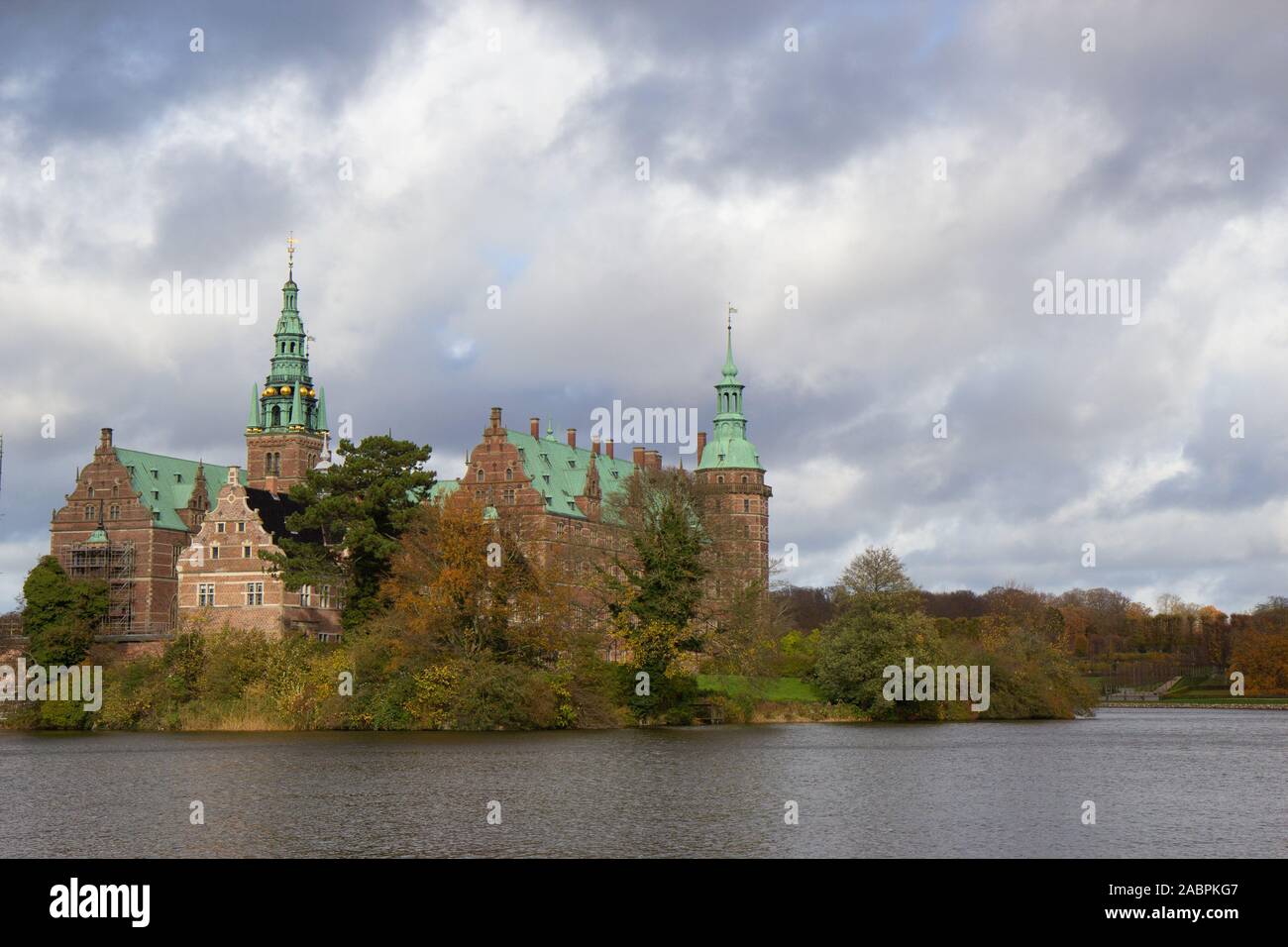 Frederiksberg palace in Hilleroed, a nord di Copenhagen Foto Stock