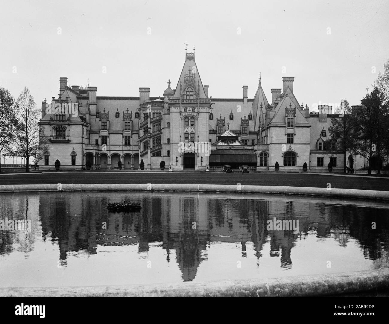 Vanderbilt home al Biltmore, N.C. A 3 miglia dal villaggio di Biltmore ca. 1924 Foto Stock