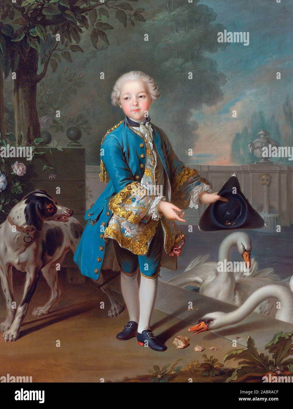 Ritratto di Louis Philippe Joseph d'Orleans, duca d'Orleans da Louis Tocque Foto Stock